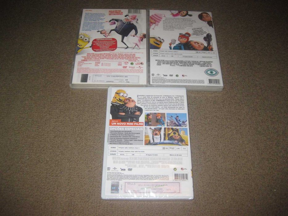 Trilogia em DVD "Gru - O Maldisposto"