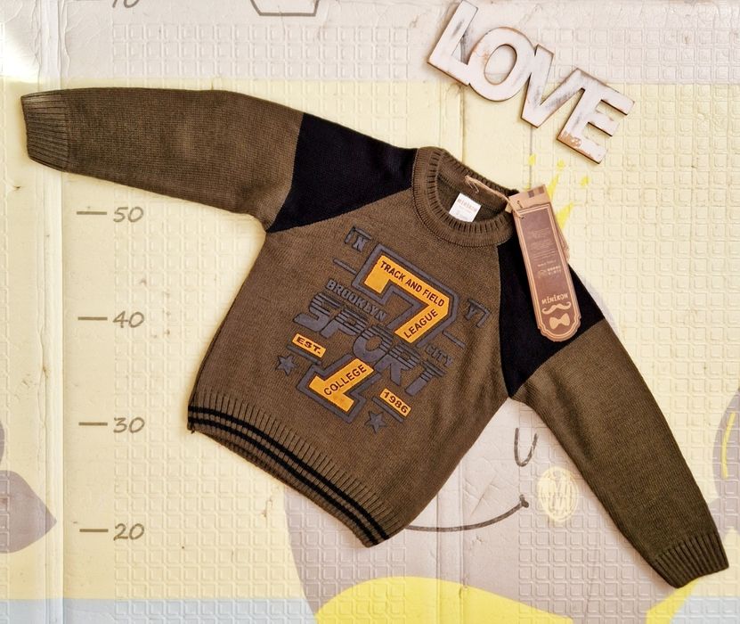 Теплий светр Туреччина хлопчик 2,5-3 р батнік світшот кофта