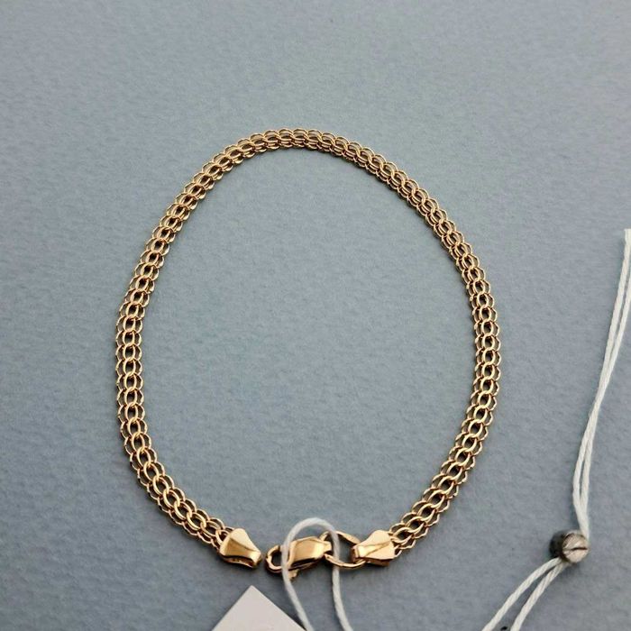 Золотой браслет золотий 2,28 гр 18,5 см браслет золото 585 проба