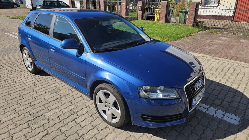 09/10rr 204tys.km AUDI A3 1,8 160KM Navi Kamera Alu  b.ładny