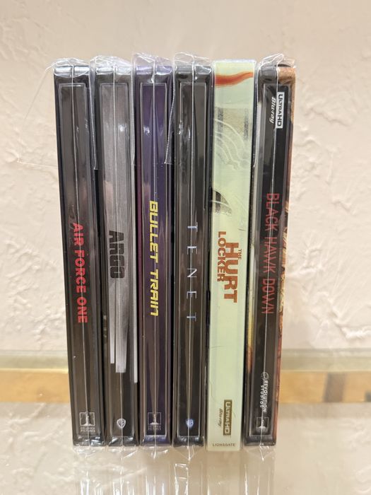 Колекція з 6 стілбуків steelbook 4K Ultra HD