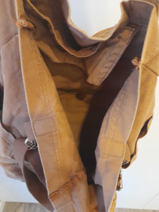 Mala de Ombro / Tiracolo em Tecido Castanho MO