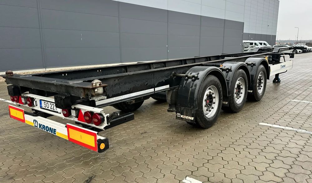 Krone eLT3  Naczepa pod Kontener / KRONE eLT3 – 3-osiowa / 2022 rok /