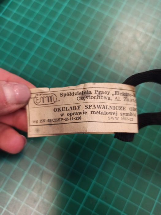 Okulary spawalnicze PRL NOWE
