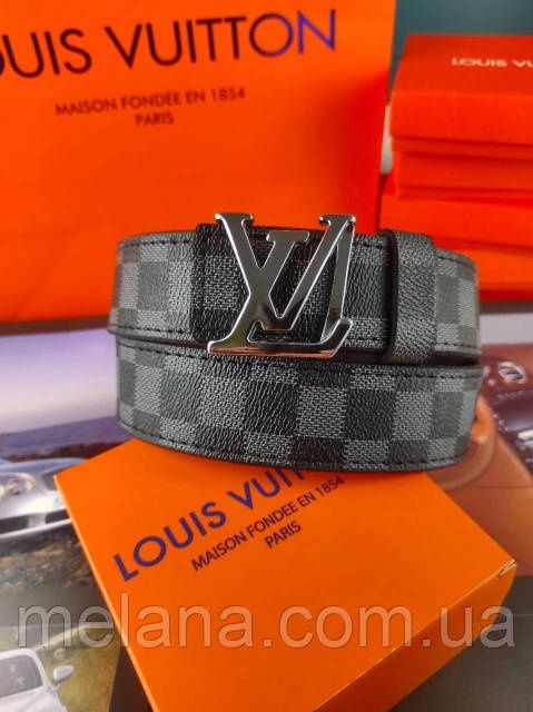 Кожаный ремень мужской Louis Vuitton Луи Витон