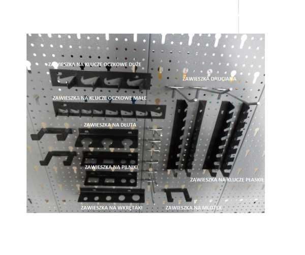 tablica ścianka narzędziowa warsztatowa garażowa zawieszki