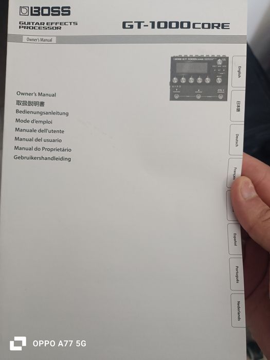 Boss GT 1000 Core pedaleira