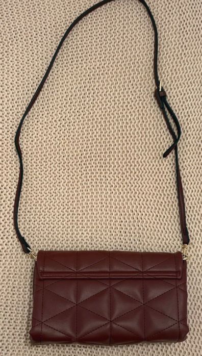 Mala tiracolo bordô Sfera