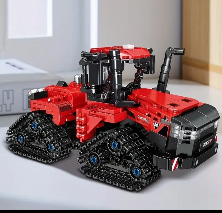 Конструктор трактор,бульдозер, комбайн (+1000деталей)