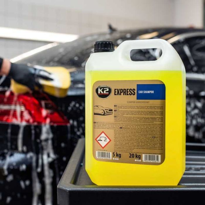 Автошампунь для ручной мойки K2 Express Vena Fluxo PRO гидрофоб, воск