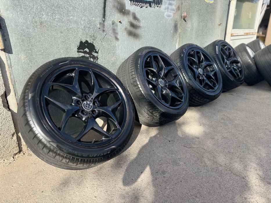 Р21 диски 215 стиль із літніми  шинами BMW X5 Х6 Е53 Е70 Е71 Ф15 Ф16