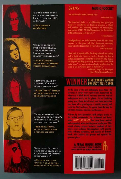 Lords Of Chaos - The Bloody Rise of the Satanic Metal Underground