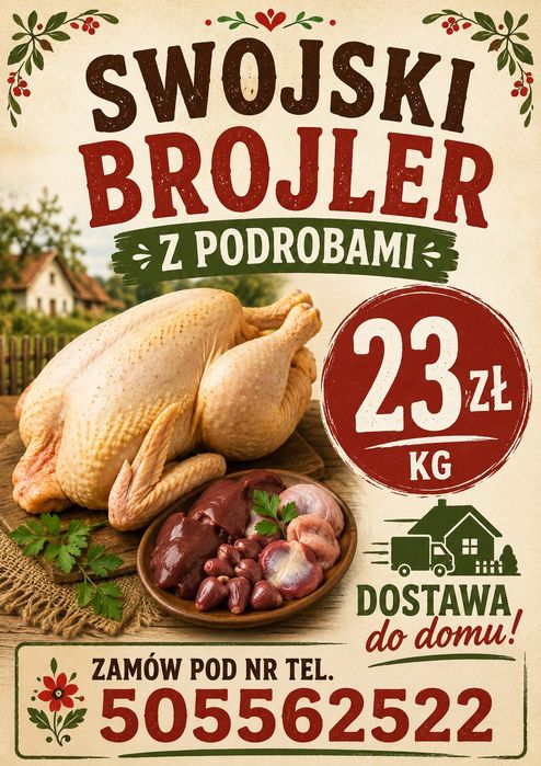 Rusza brojlera z podrobami