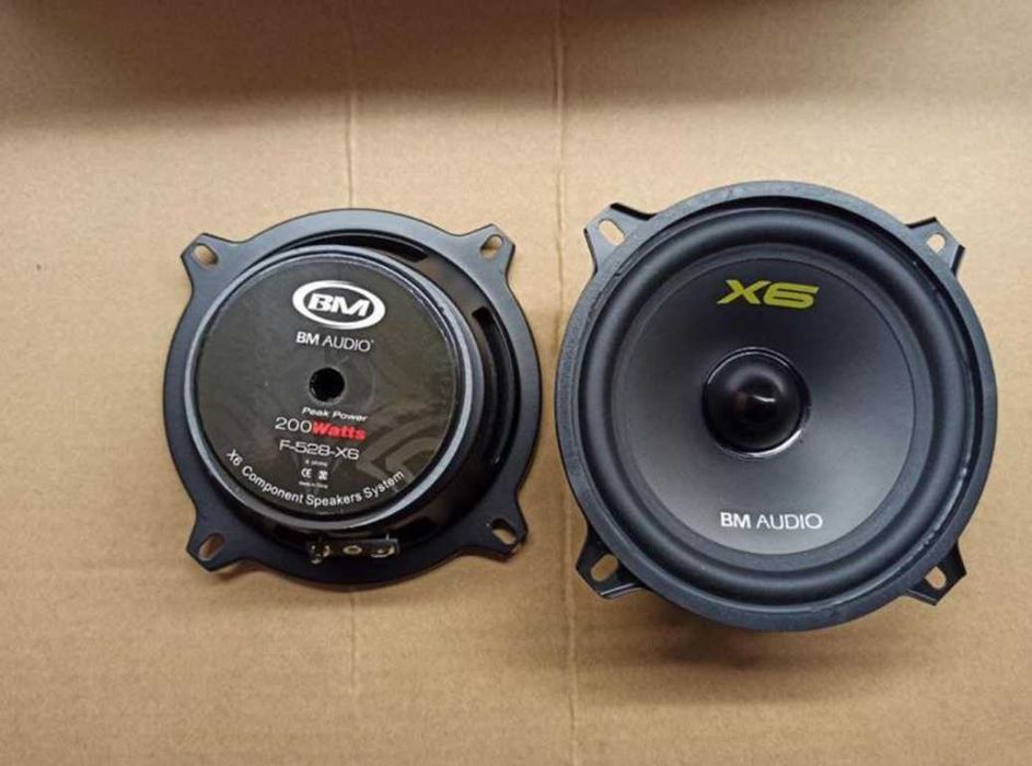 Компонентні динаміки 13см boschmann 200вт акустика пищалки автозвук