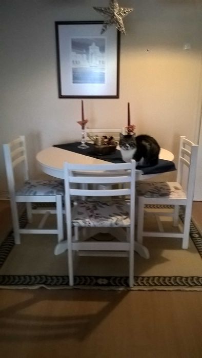 Mesa jantar Ikea, semelhante ao Mod. ROSENTORP Branco 110/155 cm