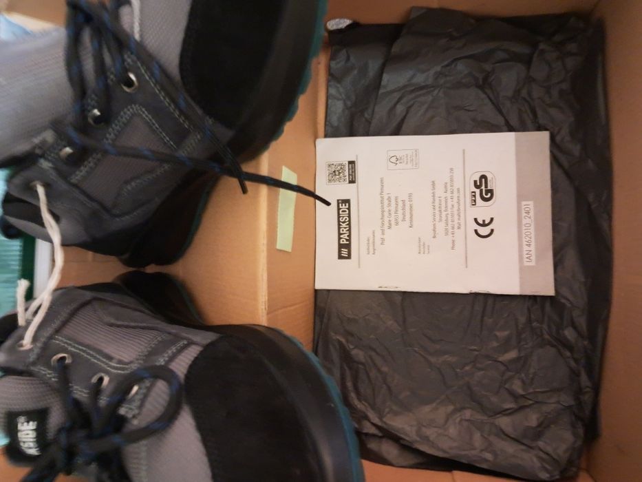 Botas de trabalho - Parkside (Novas) (N°45)