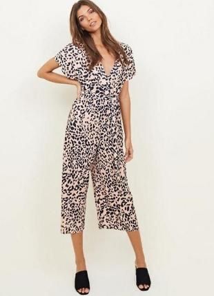Леопардовий комбінезон кюлот