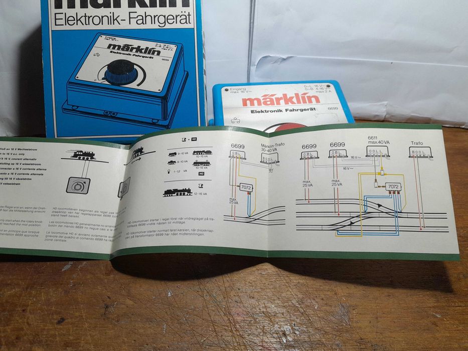 Comando Eletrônico Marklin 6699 H0/I Analógico