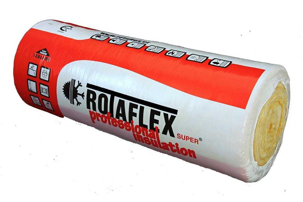 Wełna Mineralna Rotaflex  035 100mm 7,8m2 / brutto Wysokiej jakości Izolacja Dachu, Poddasza, Ścian Działowych