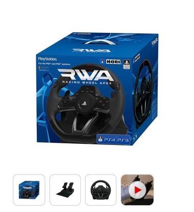 PS4/PC/PS3 Steering Wheel + Pedals – Very Lightly Used64586197807106120