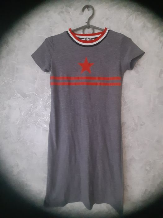 Платье футболка спортивное