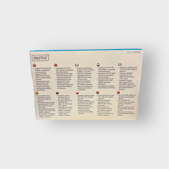 Serwer Drukarki DIGITUS DN-13003-2 z Fast Ethernet