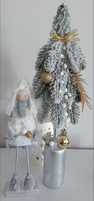 Янголи новорічні + гірлянда