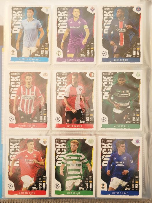 Lote Cartas Match Attax Champions League
