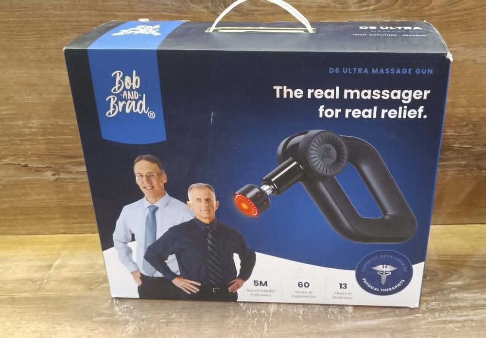 NOWY Profesjonalny masażer punktowy Bob and Brad D6 Ultra + akcesoria