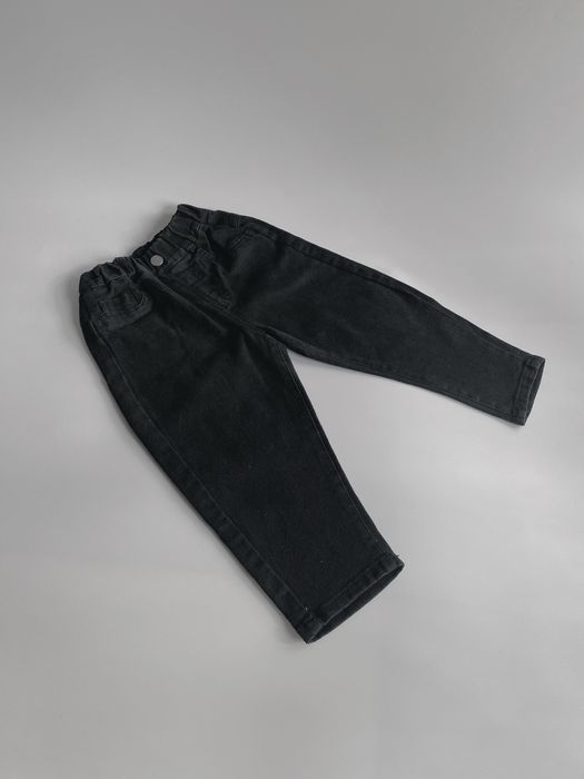 Джинси дитячі чорні для хлопчика та дівчинки