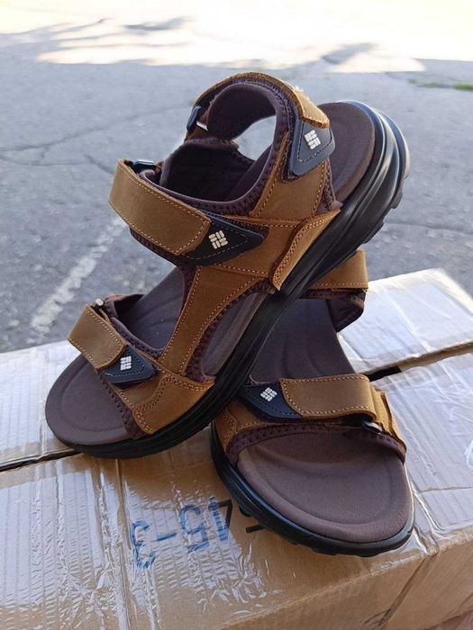Мужские кожаные сандалии Columbia Konos Hiker Brown ™ (41-45) лицензия натуральная кожа
