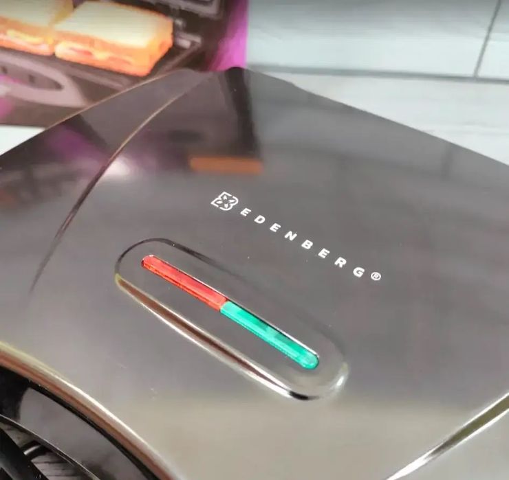 Гриль бутербродниця Edenberg EB-64421 тостер сендвичниця 1000 ВТ