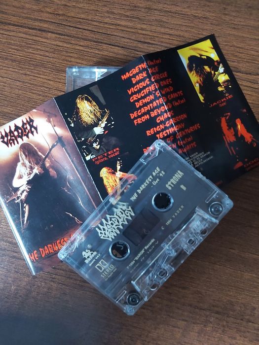 Vader THE DARKEST AGE live 93 - kaseta magnetofonowa
