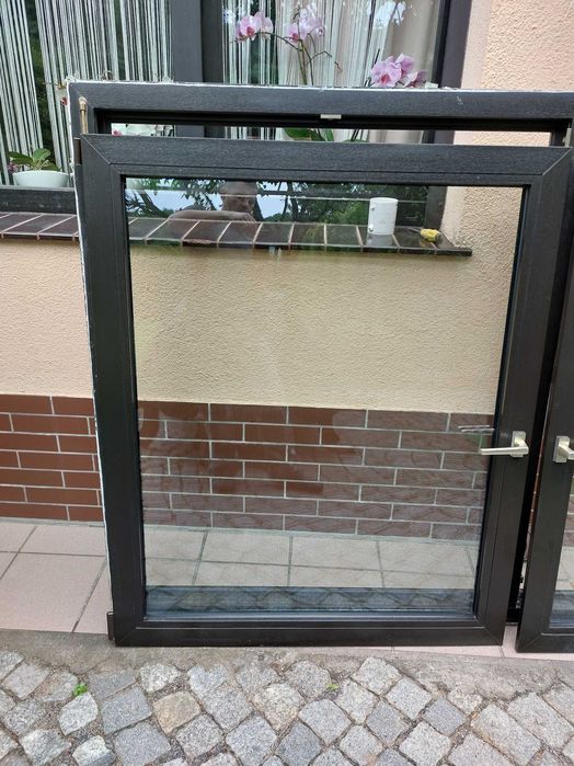 Okno plastikowe dwuskrzydłowe