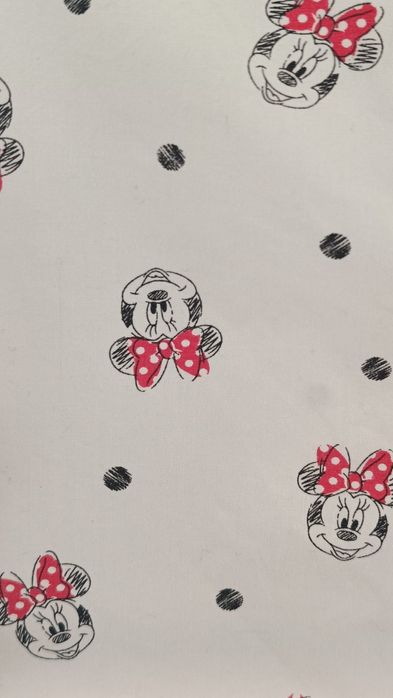 Dziewczęc biała koszula w Myszkę Minnie - Disney