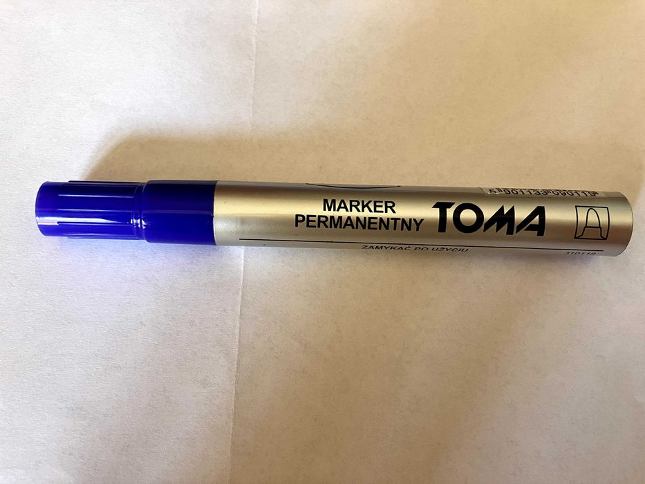 Toma TO-090 marker permanentny niebieski 60 szt.