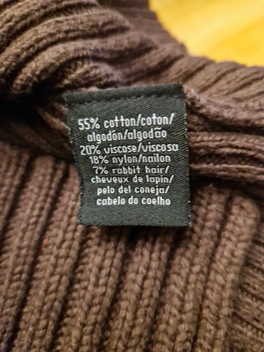 Sweter Calvin Klein brązowy roz M