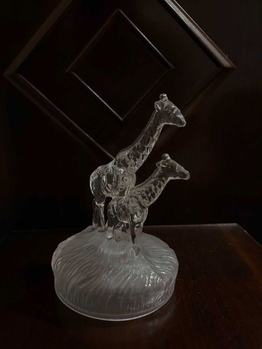 Animais em cristal - Girafas