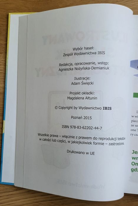 Ilustrowany Słownik Ortograficzny.