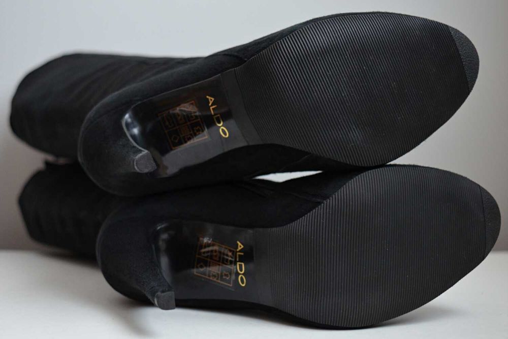 PERFEKCYJNA SZPILKA przyjemny zamsz kozaki ALDO 36