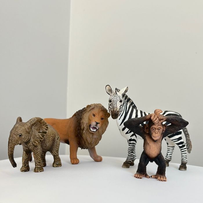 Schleich 42387 - набір "дикі тварини" 4 штуки