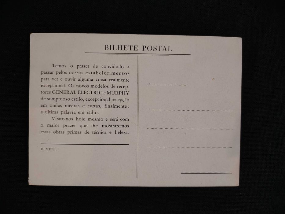 Publicidade postais antigos