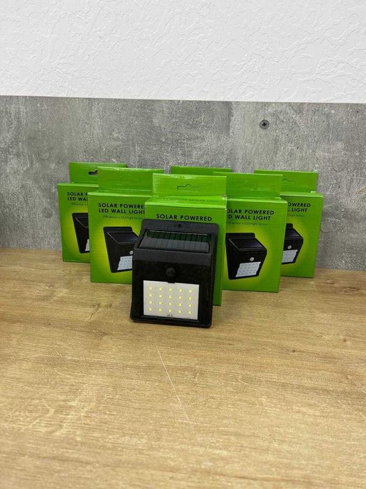 Світильник на СОНЯЧНІЙ батареї та з ДАТЧИКОМ РУХУ! Яскравий ФОНАРЬ.