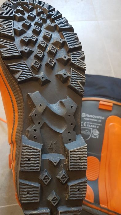 Buty kalosze drwala Husqvarna pilarz