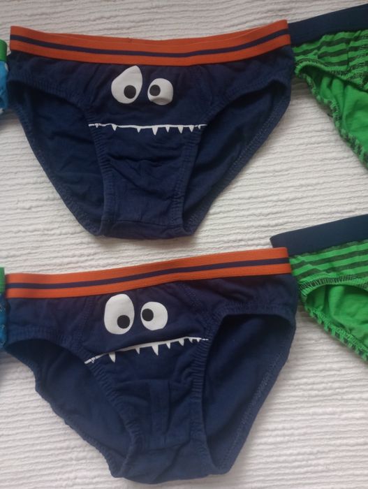 Majtki chłopięce r. 110/116  zestaw 8 szt. 5 10 15