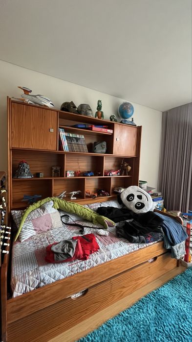 Estúdio com duas camas de solteiro