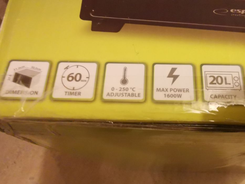 Sprzedam kuchenkę elektryczną o pojemności 20 l. oś