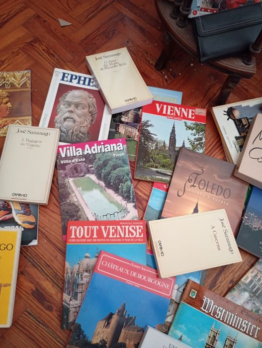 Saldos  livros Saramago/ Viagens e outros - Desde 2E.