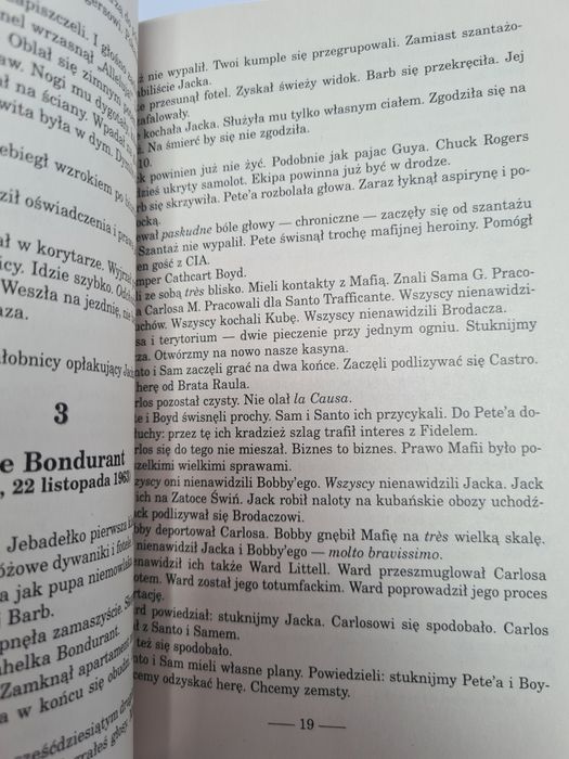 "Sześć tysięcy gotówką" - James Ellroy. Książka