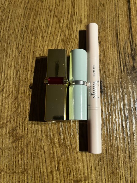 Szminki pomadki do ust Clinique Clarins Pupa zestaw kosmetyków
